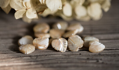 Natural shells are an excellent material for carving. From time immemorial, people have learned to carve various ornaments from this material.