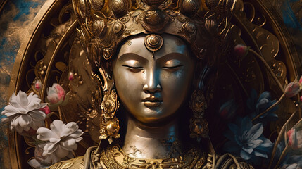 Fototapeta premium Buddha in deep meditation
