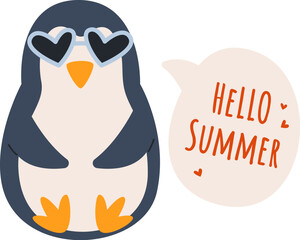 Penguin In Sunglasses