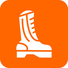 Vector Design Army Boots Icon Style