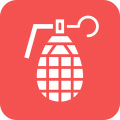 Vector Design Grenade Icon Style