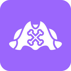 Fototapeta premium Vector Design Pirate Cap Icon Style