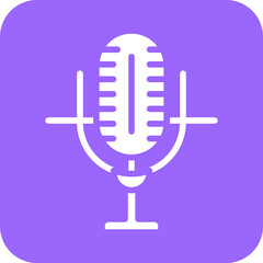 Vector Design Microphone Icon Style