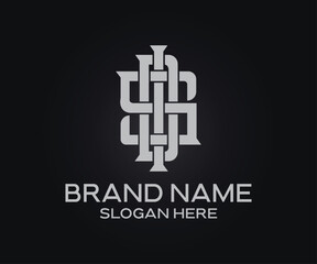 Obraz premium A black and white logo for a company or brand with the letter I D S