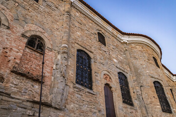 Facade of Saints Constantine and Helena Church in Veliko Tarnovo city, Bulgaria