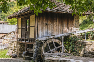 Dolapkinya water mill in Etar folk village, Bulgaria