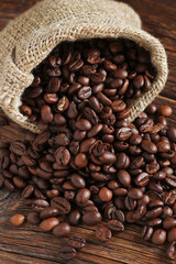 Roasted coffee beans