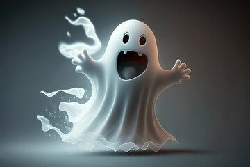 Funny ghost. Generative AI