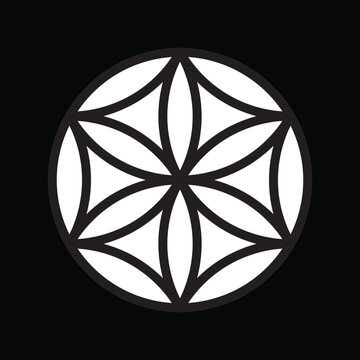 perun symbol, perunika, slavic, iris, bogisa, vector illustration 