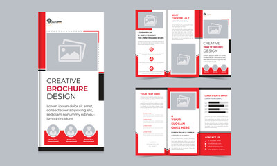 trifold brochure design template