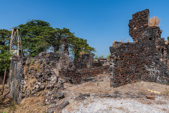 Ruins of Fort James, Kunta Kinteh Island (James Island), UNESCO World Heritage Site, Western slave trade, Gambia