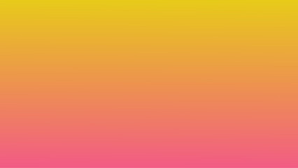 Beautiful colorful gradient background with custom color combinations of yellow and pink. Nature gradient backdrop. Vector illustration. Horizontal gradient. 