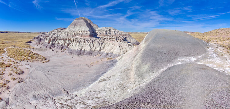 View of Troll Hill along the Red Basin Trail, Petrified Forest National Park, Arizona