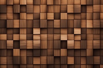 Wall texture with wood cube. Generative ai