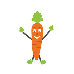 wesoła marchewka - grafika dla dzieci  © Paweł Żmich