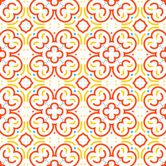 Abstract seamless geometric pattern background. Oriental ornaments vector illustration.