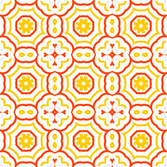 Beautiful seamless pattern isolated in white