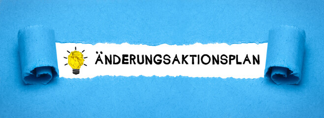 Änderungsaktionsplan	