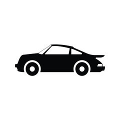 Vector Silhouette of Car