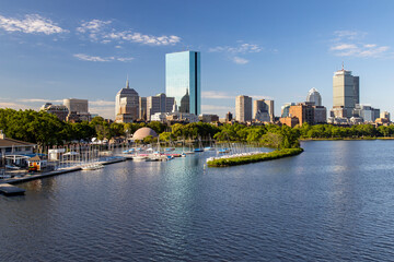 Summer Morning at the Charles River Esplanade, Boston, Massachusetts, New England