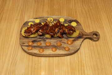 The anticucho is a type of skewer of Peruvian origin,  which is also popular in some South American countries with different variations