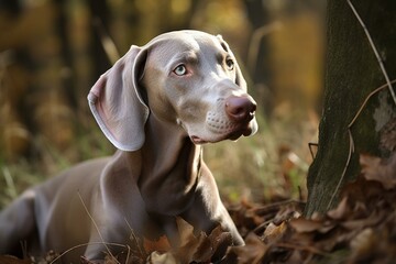 Weimaraner Generative AI