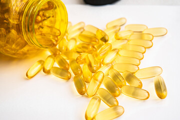 lots of fish oil capsules