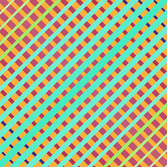 Colorful lines forming a squares seamles pattern