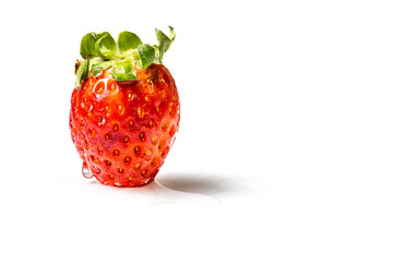 strawberry isolated on white background