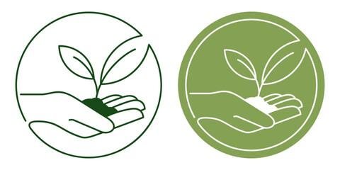 Plant in Hand - logo for recycling innovations
