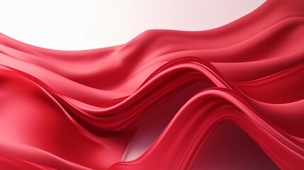 Smooth Silk 3D Abstract Background