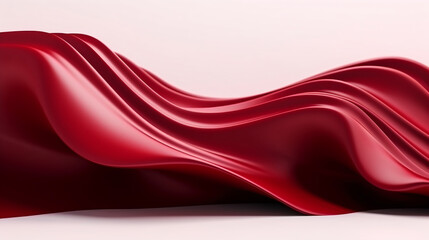 Smooth Silk 3D Abstract Background