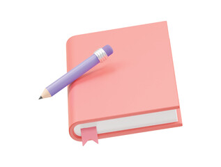 Book icon 3d rendering vector illustration