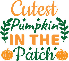 Fototapeta premium Pumpkin SVG design