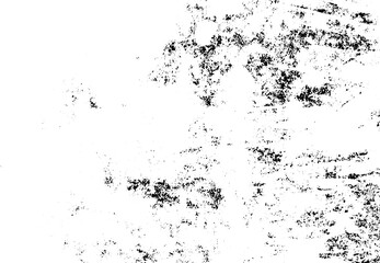 Obraz premium Distressed overlay texture of rusted peeled metal. Abstract grunge halftone illustration on transparent background.