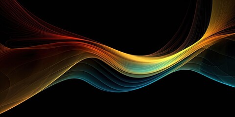3d render abstract colorful background illuminate
