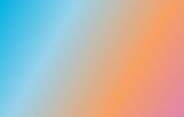 cyan blue orange Color gradient background	