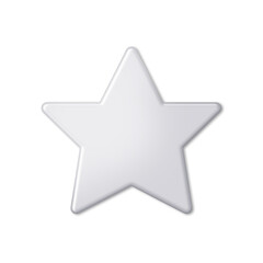 star polygon shape white light gray shape chip electromagnetic sticker phone computer