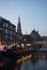 Christmas market in Leiden