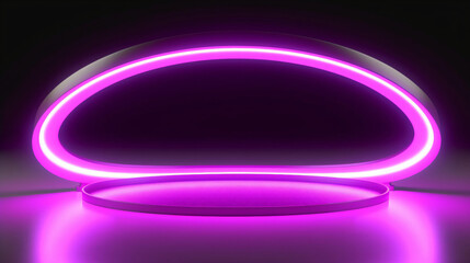 Abstract 3D Neon background