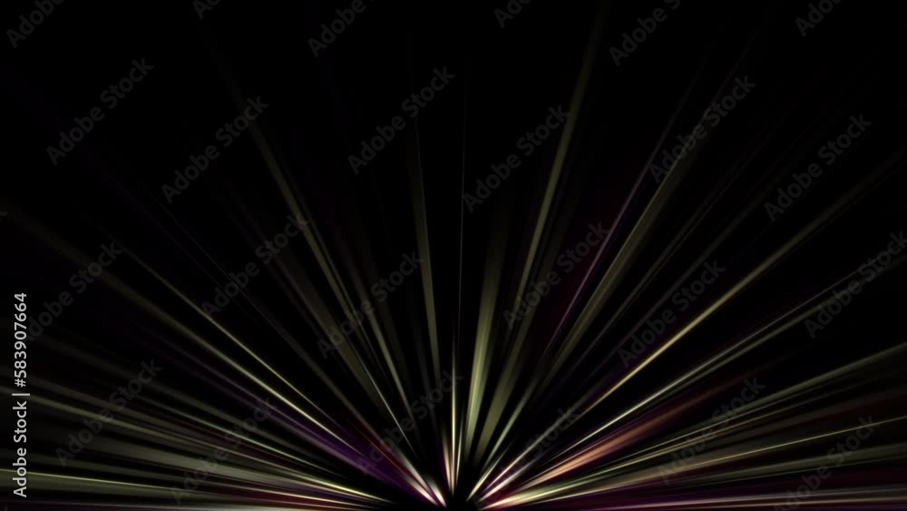 Poster abstract loop colorful speed light with beam radial shine rays light emitted from center bottom burs