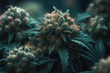 Weed Buds and Plants Very Close Shot | Cannabis Macro | Cannabis Leaf