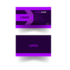 Business Card Template, Creative and Clean Business Card, Futuristic business card design.