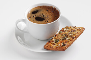 Cookies and cup of coffee