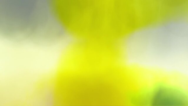 Art yellow color water stream video banner