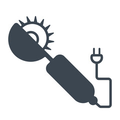 Circular saw machine icon
