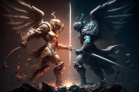 An epic battle of alter egos. Generative AI