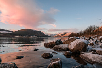 Sunrise Over Lake 