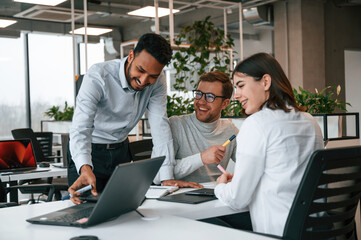 Business people are working together in the office