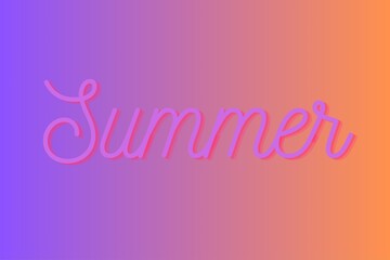 Summer background with palm leaves and text space. vector illustration